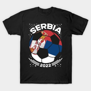 Serbia Flag Soccer Football Team T-Shirt